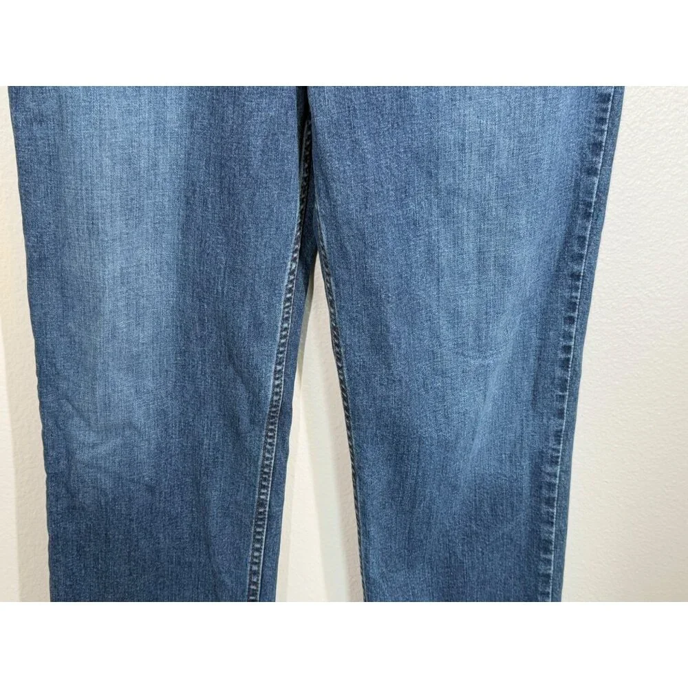 Abercrombie & Fitch 90s Straight Leg Ultra High Rise Jeans Sz 10 R 30 Blue Denim